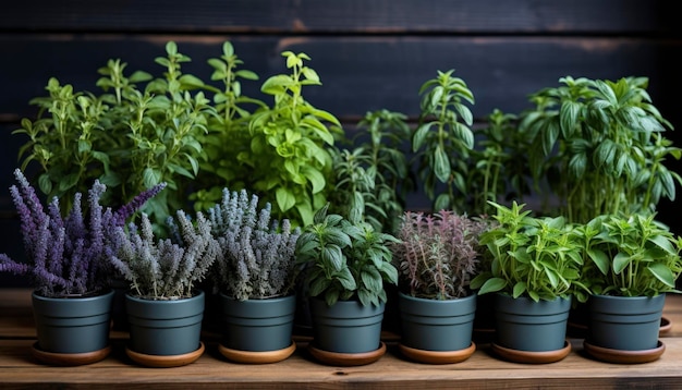 Photo of potted houseplants