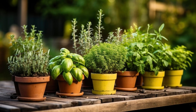 Photo of potted houseplants