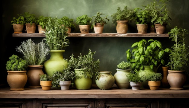 Photo of potted houseplants