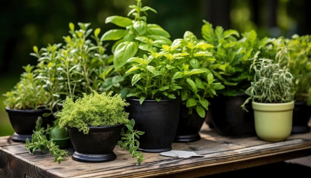 鉢植えの観葉植物の写真