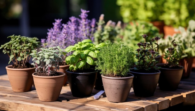 鉢植えの観葉植物の写真