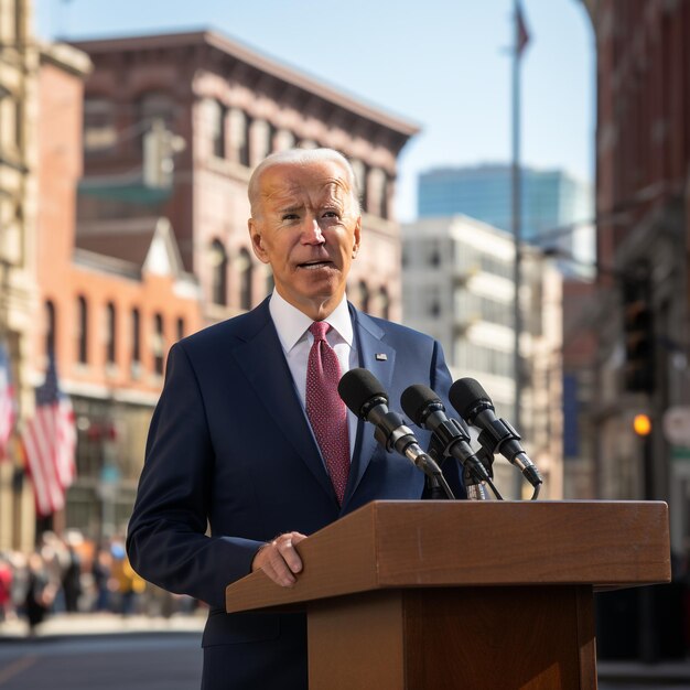 写真:ジョー・バイデン大統領のスピーチ