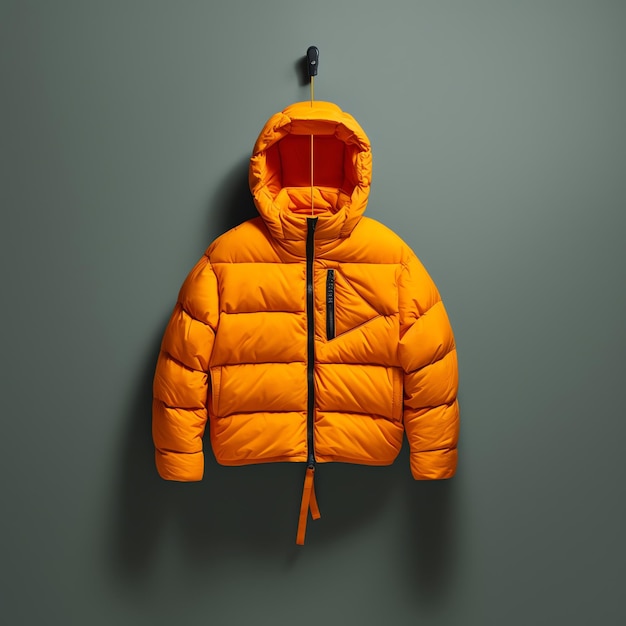 Photo a puffer jacket