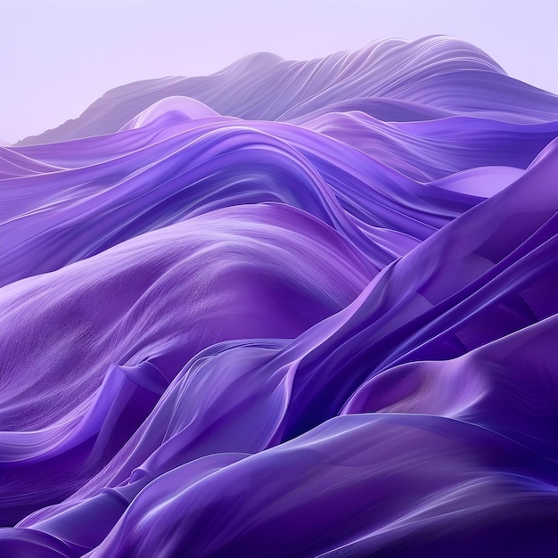 Photo of purple color wave abstract background landscape