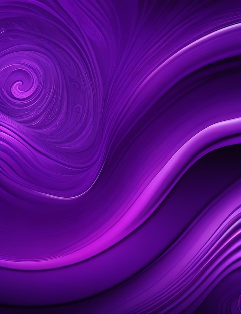 Photo purple and purple abstract waves against a purple background