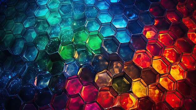 A photo of a quasicrystal structure futuristic backdrop