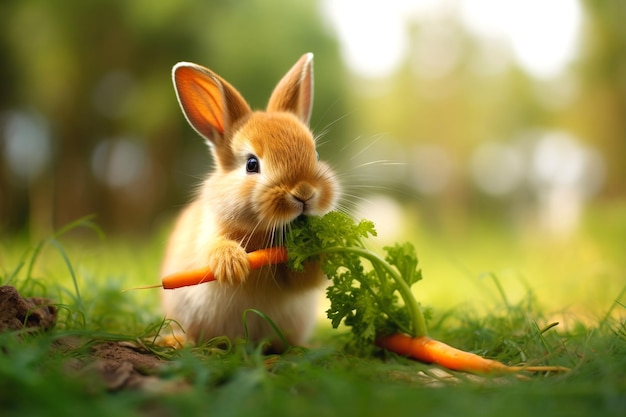 Photo photo of rabbit