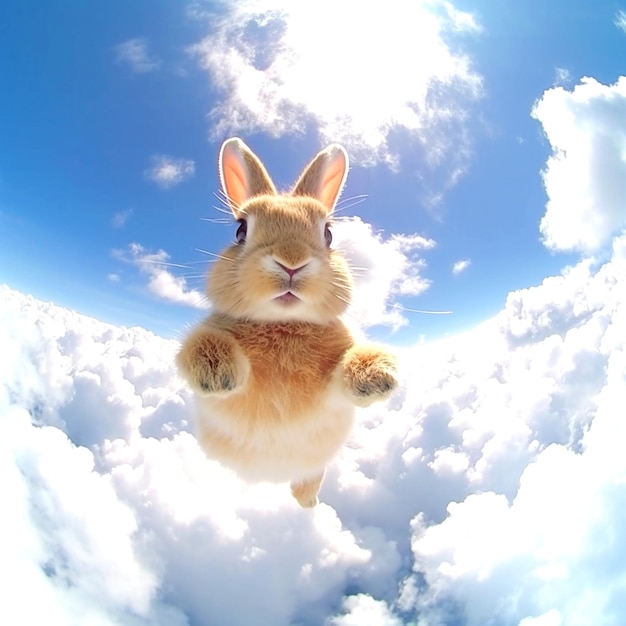 Photo photo of rabbit