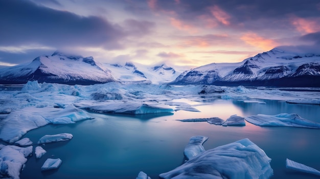 Premium AI Image  arctic ocean wallpapers HD 8K wallpaper Stock