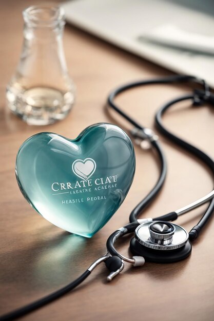 Photo Real Crate a logo for nursing care Incorporate a Cristal