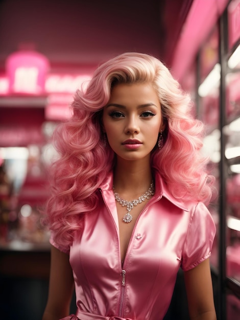 Photo Real Pink BARBIE