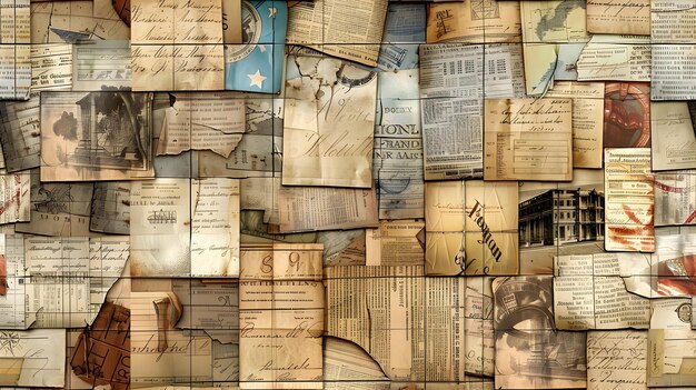 Photo realistic American historical document tiles replicas of significant documents for educationa