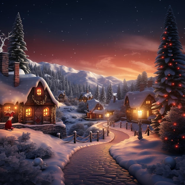 Foto foto di sfondo natalizio realistico