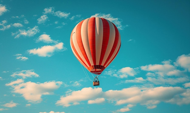 A Cozy Steampunk 스타일의 현실적인 사진 뜨거운 공기 풍선