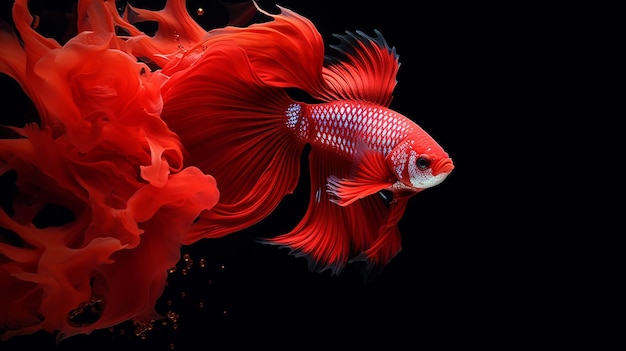 Photo of red fish wallpaper for desktop