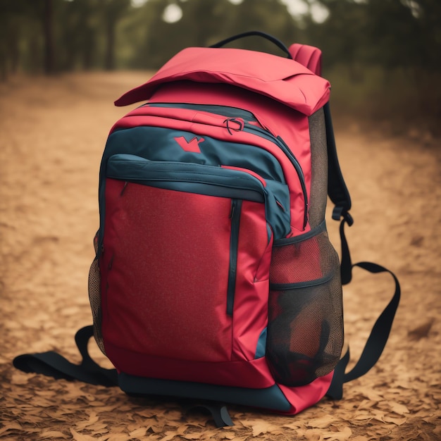 Photo of a red school bag