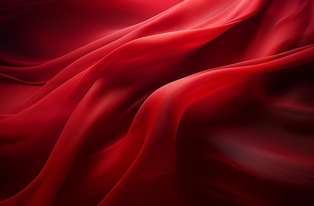 Photo of red wave abstract background