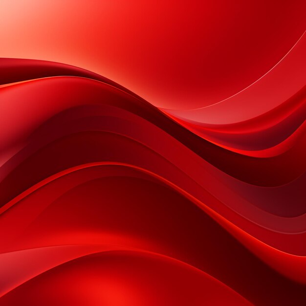 Photo of Red wave abstract background