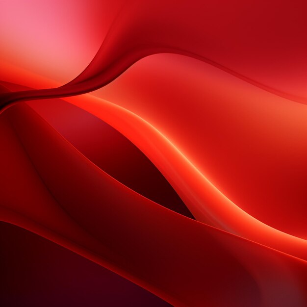 Photo of red wave abstract background