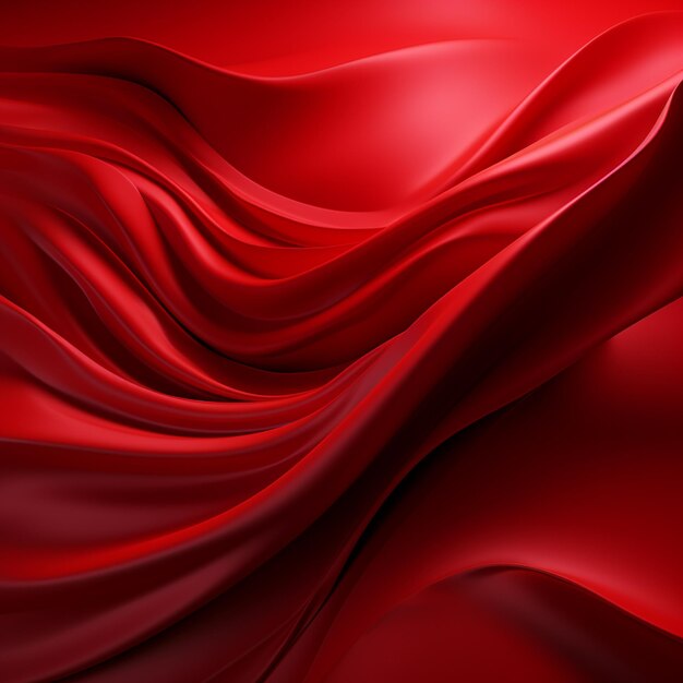 Photo of red wave abstract background