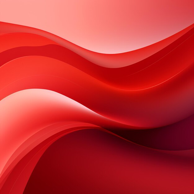 Photo photo of red wave abstract background