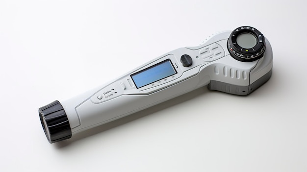 A photo of a refractometer full length photo