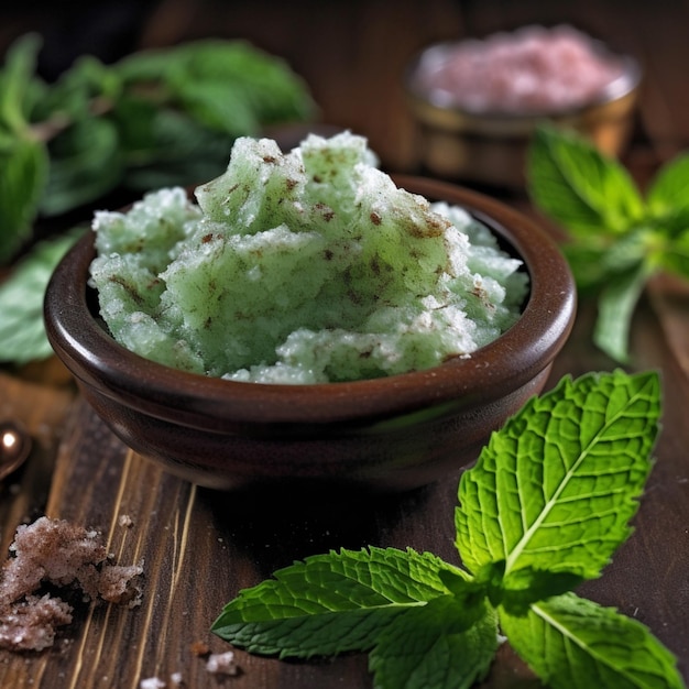 Photo of Refreshing peppermint foot scrub