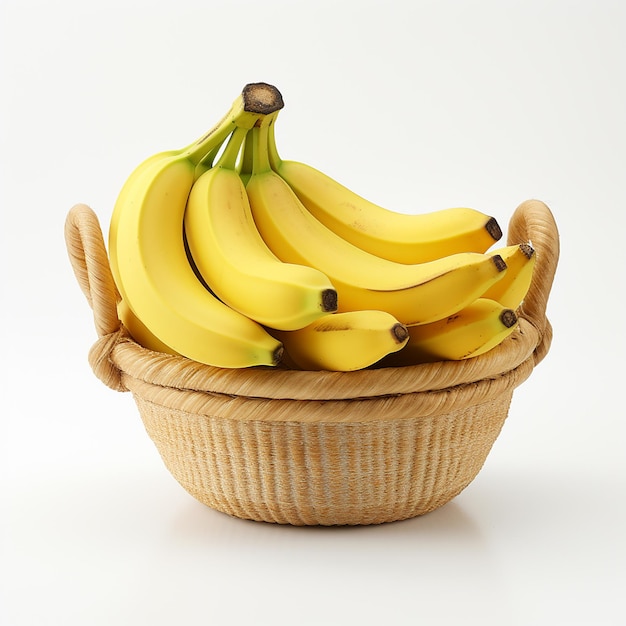 Photo of ripe banana bowls and slices