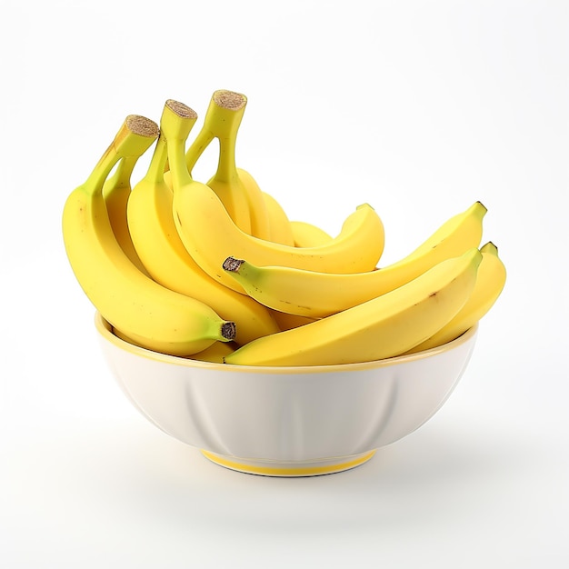 Фото тарелок и ломтиков спелых бананов