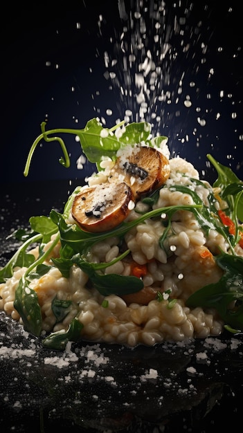 a photo of risotto