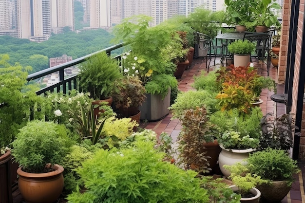 photo of rooftop terrace garden design inspiration ideas