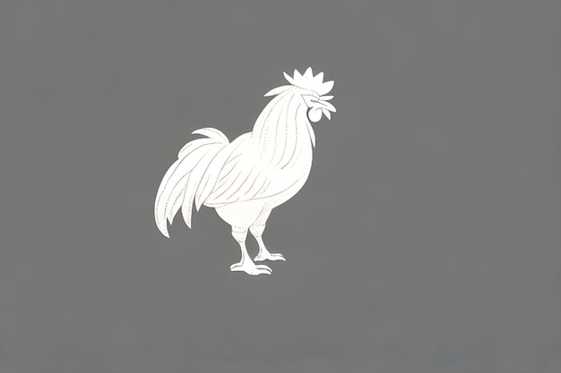 Photo photo of a rooster