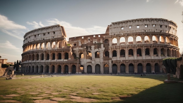 photo of ruin of rome colloseum