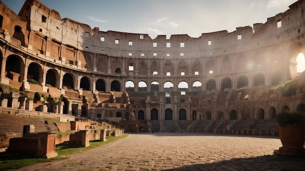 photo of ruin of rome colloseum