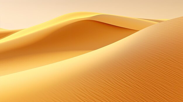 Foto una foto di una duna di sabbia ondeggiante