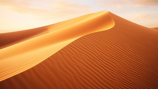 A photo of a sand dune rippling