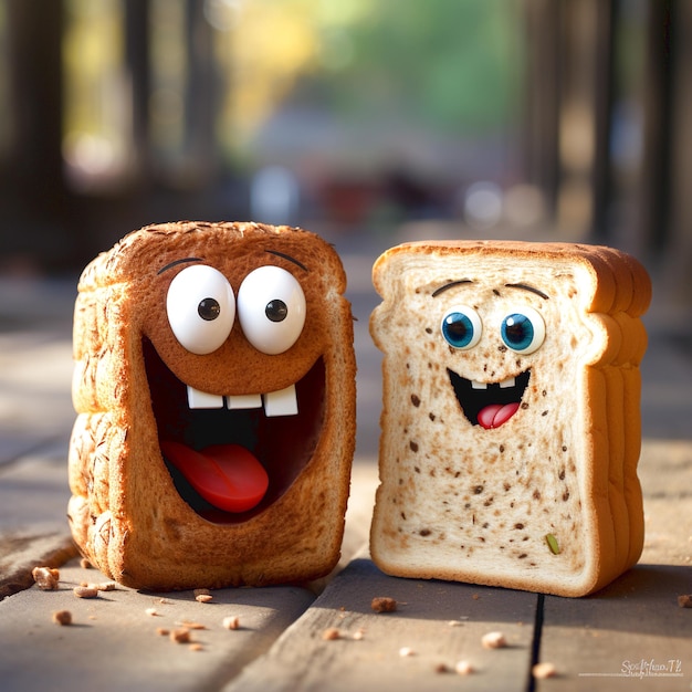 Photo photo of sandwich bread