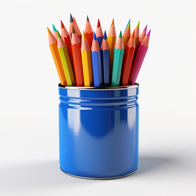 Photo of school stationary items on table