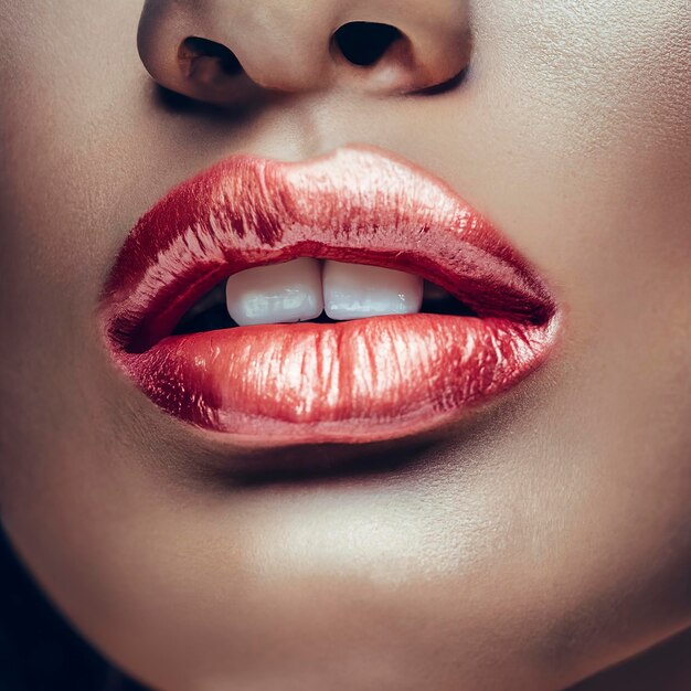 Photo sexy seduction woman lips passion lip sensual mouth