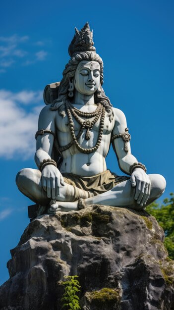 Photo photo of shiva god