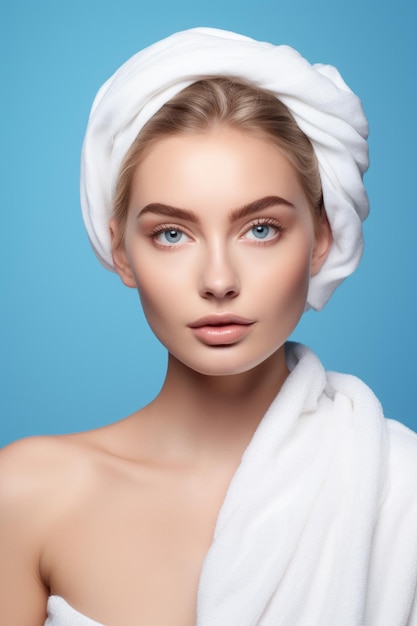 photo shot of asian african white 30 40 50 year old woman with her beauty regime