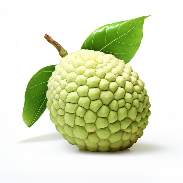 A photo of a Shoulder fruit realistic white background generated by artificial intelligence