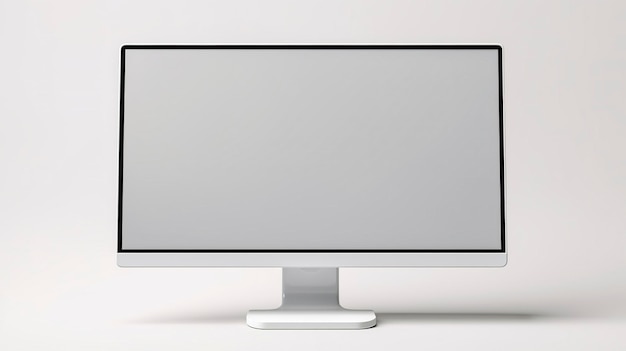 A Photo showcasing the clean lines and design of a high quality computer monitor or display