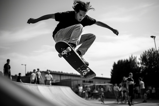 photo skate parkteens at skate park