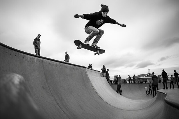 Foto foto skate parkteens al skate park