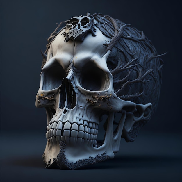 Photo Skull Scary And Horor