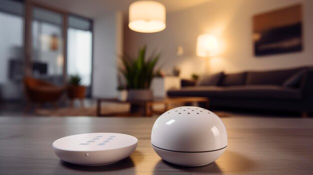 A Photo of a Smart Home System with Voice Control