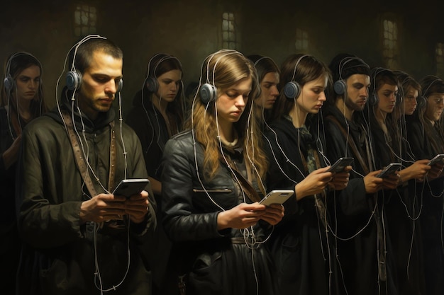 Photo photo of smartphone addiction nomophobia concept