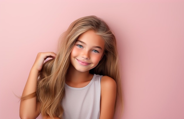 Photo of smiling girl celebrating children's day