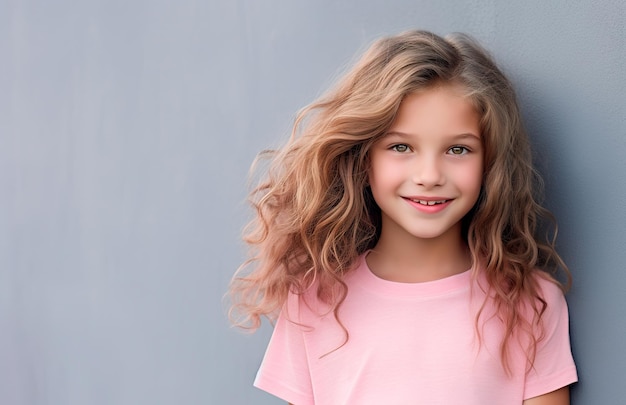 Photo of smiling girl celebrating children's day